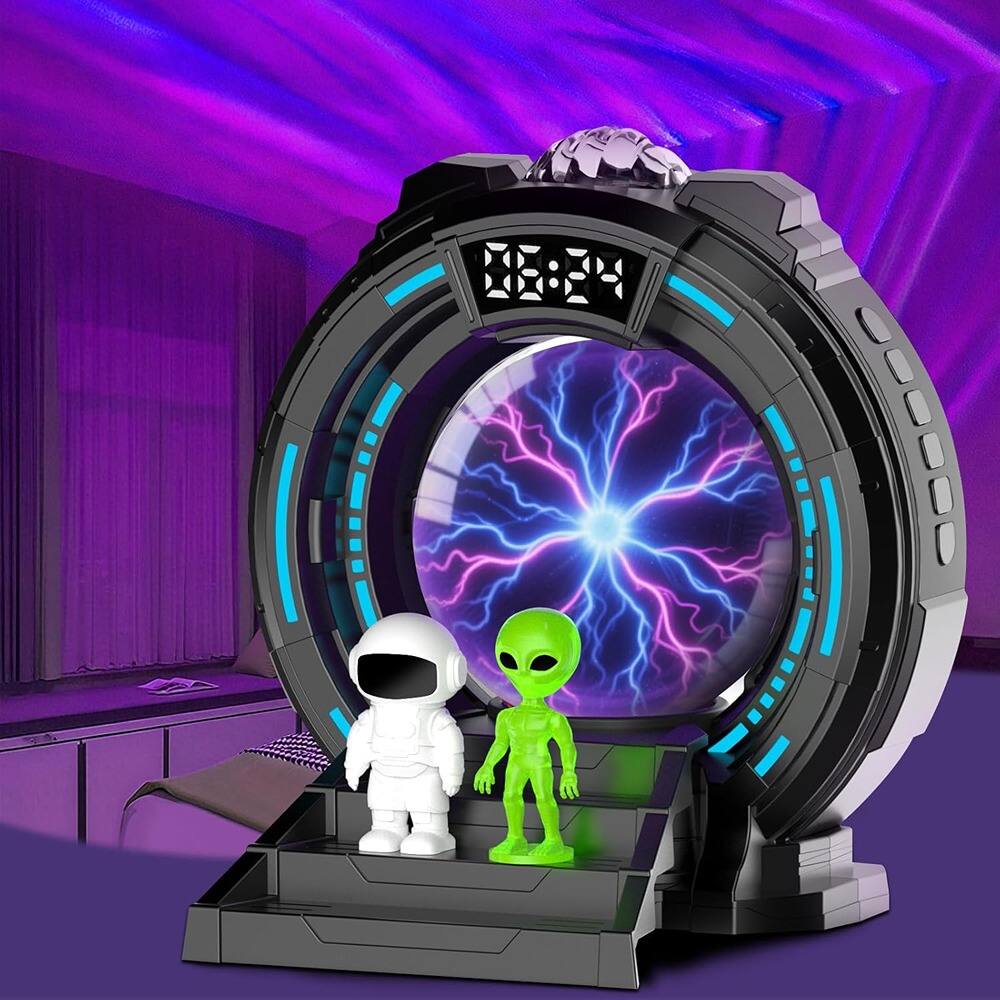 Angle. ACJPR - Galaxy Projector Night Light – Plasma Globe, Bluetooth Speaker, White Noise.