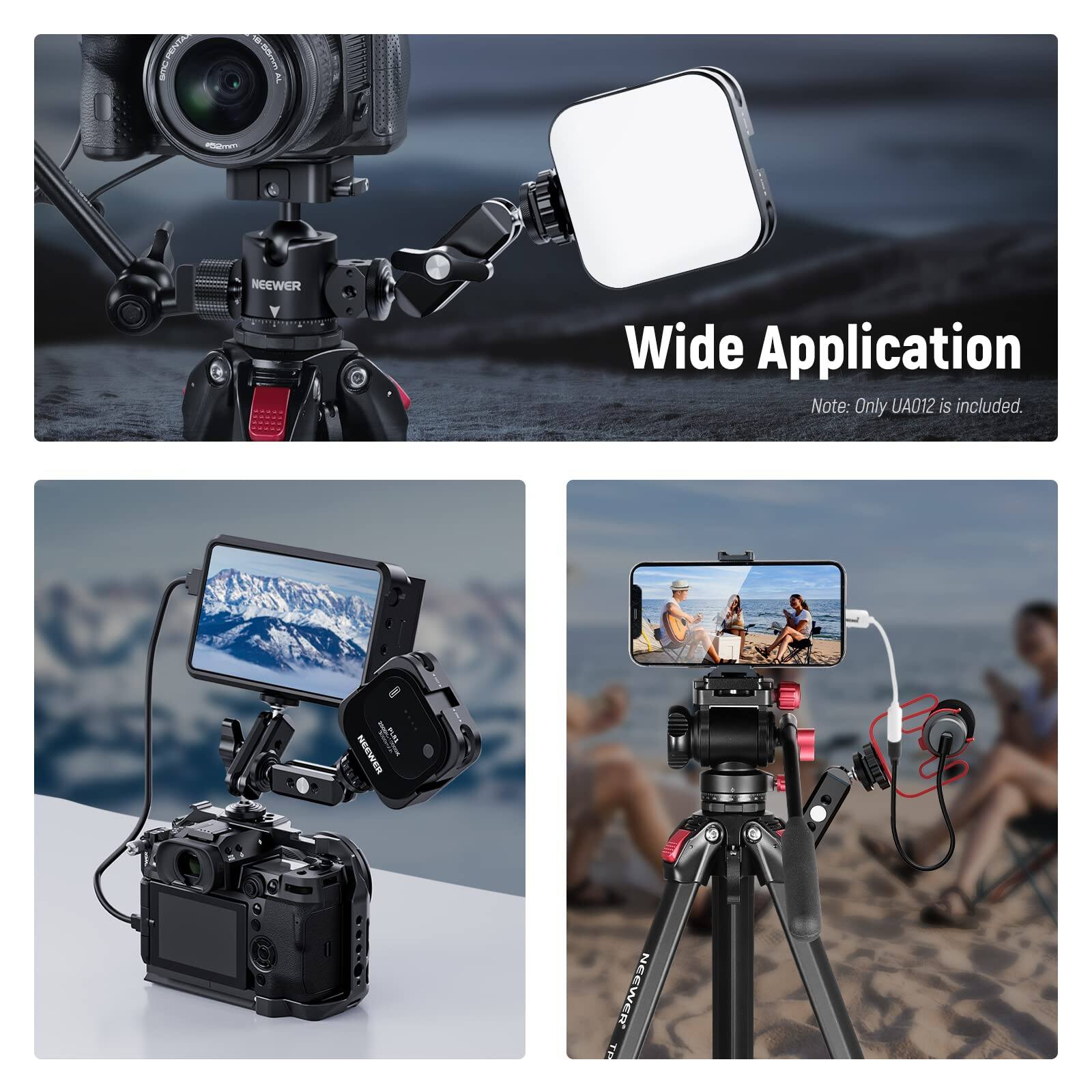 F -um NEEWER Wide Application Note: Only UA012 is included. - NOEWER I RR NEEWER TE

Wide Application
Note: Only UA012 is included.