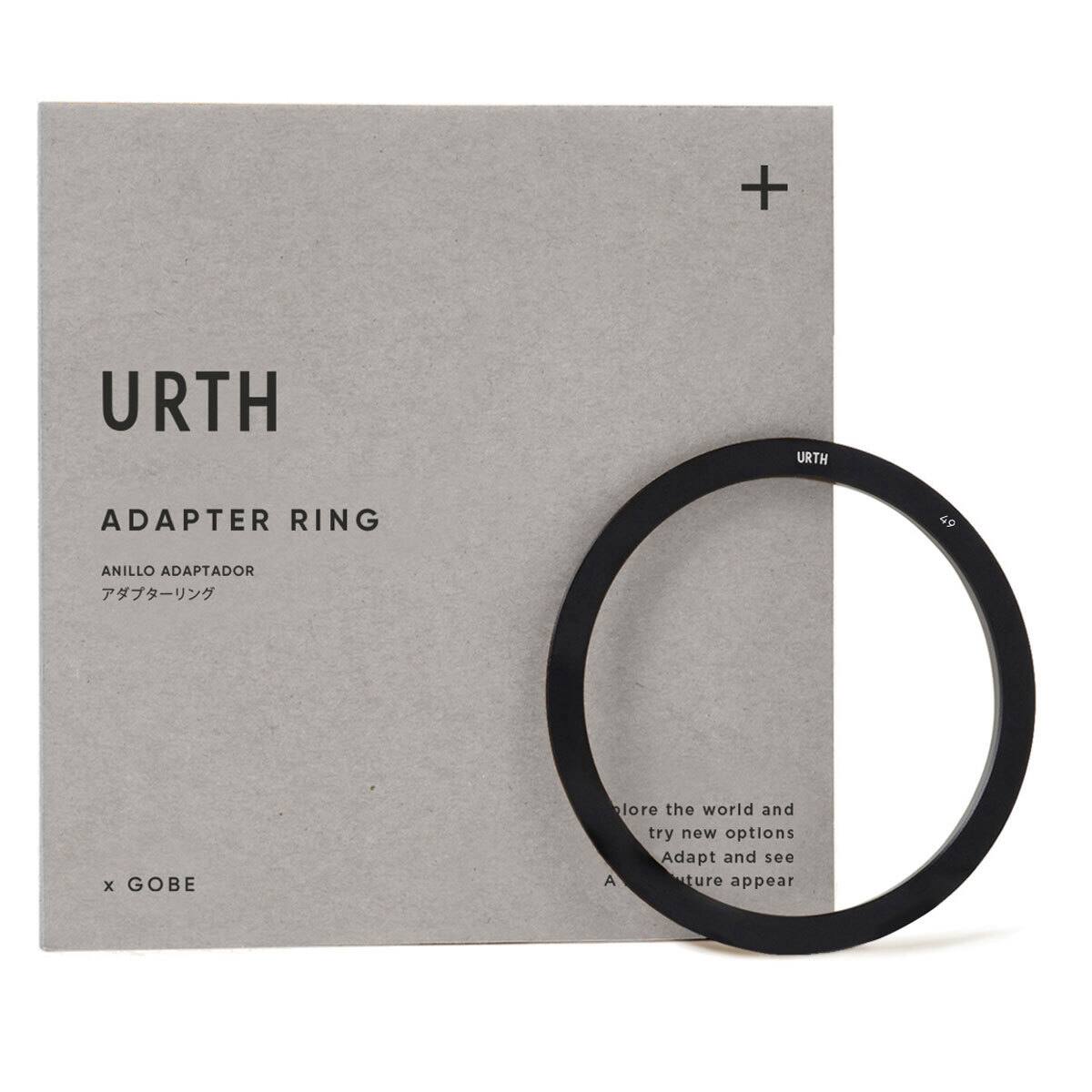URTH  
ADAPTER RING  
49  
ANILLO ADAPTADOR  
x GOBE  
Explore the world and try new options. Adapt and see a future appear