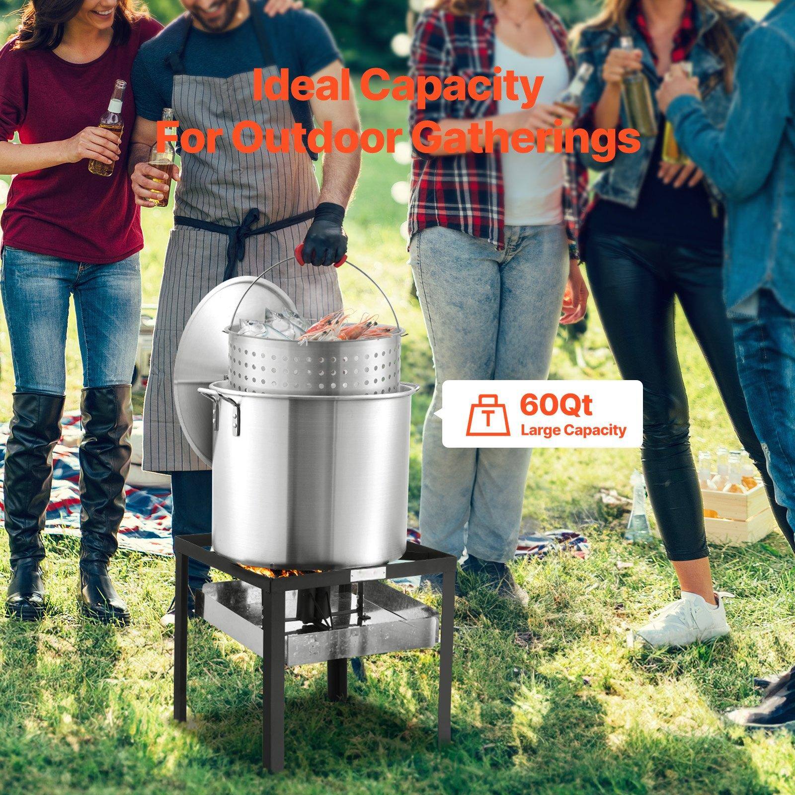 Ideal Capacity For Outdoor Gatherings

60Qt Large Capacity