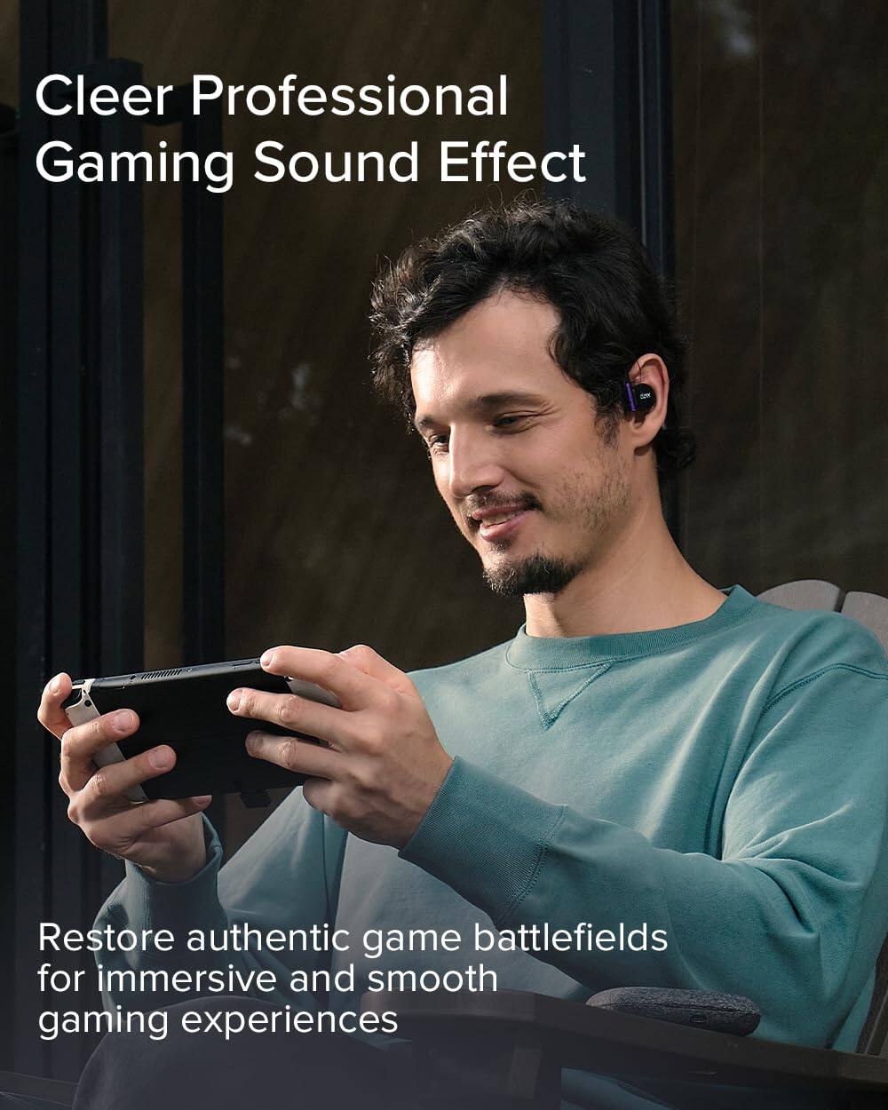 Cleer Professional Gaming Sound Effect

Restore authentic game battlefields for immersive and smooth gaming experiences