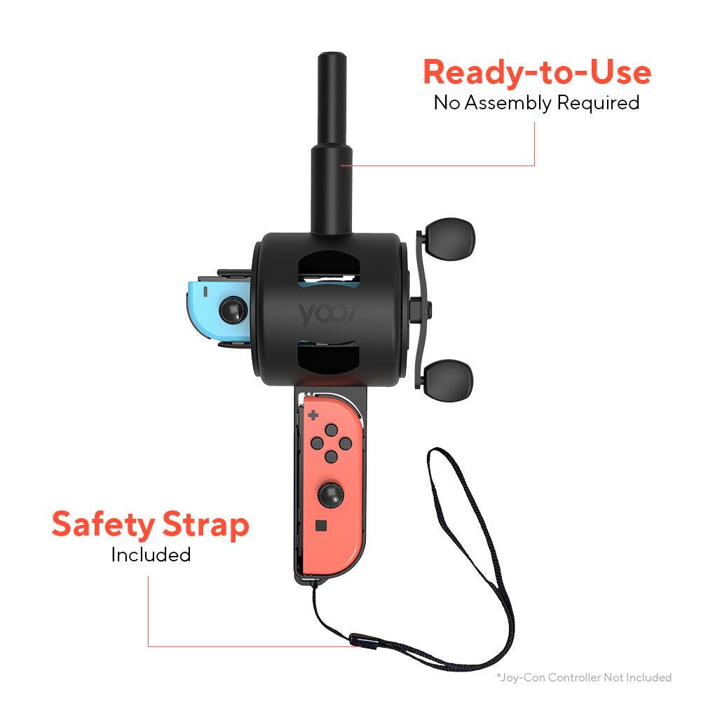 Ready-to-Use  
No Assembly Required  

Safety Strap Included  

*Joy-Con Controller Not Included
