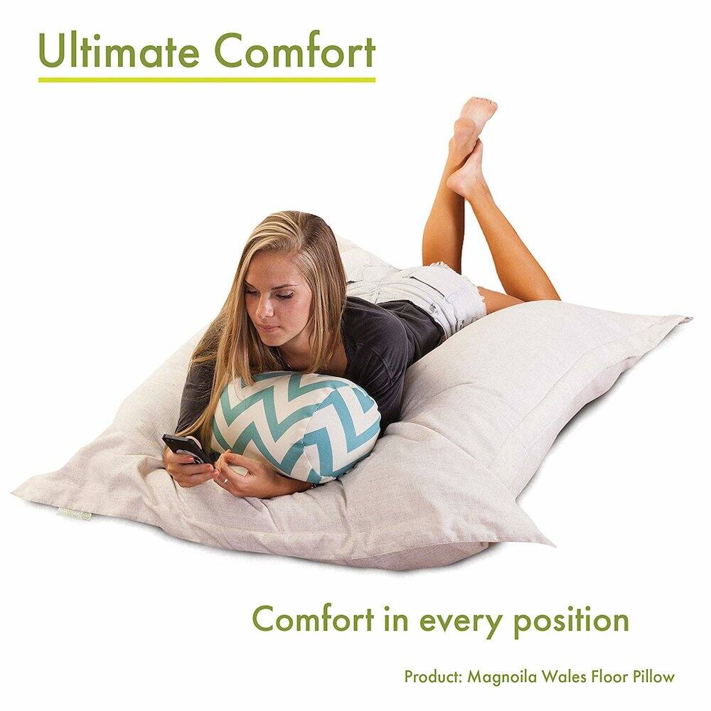 Ultimate Comfort

Comfort in every position

Product: Magnolia Wales Floor Pillow