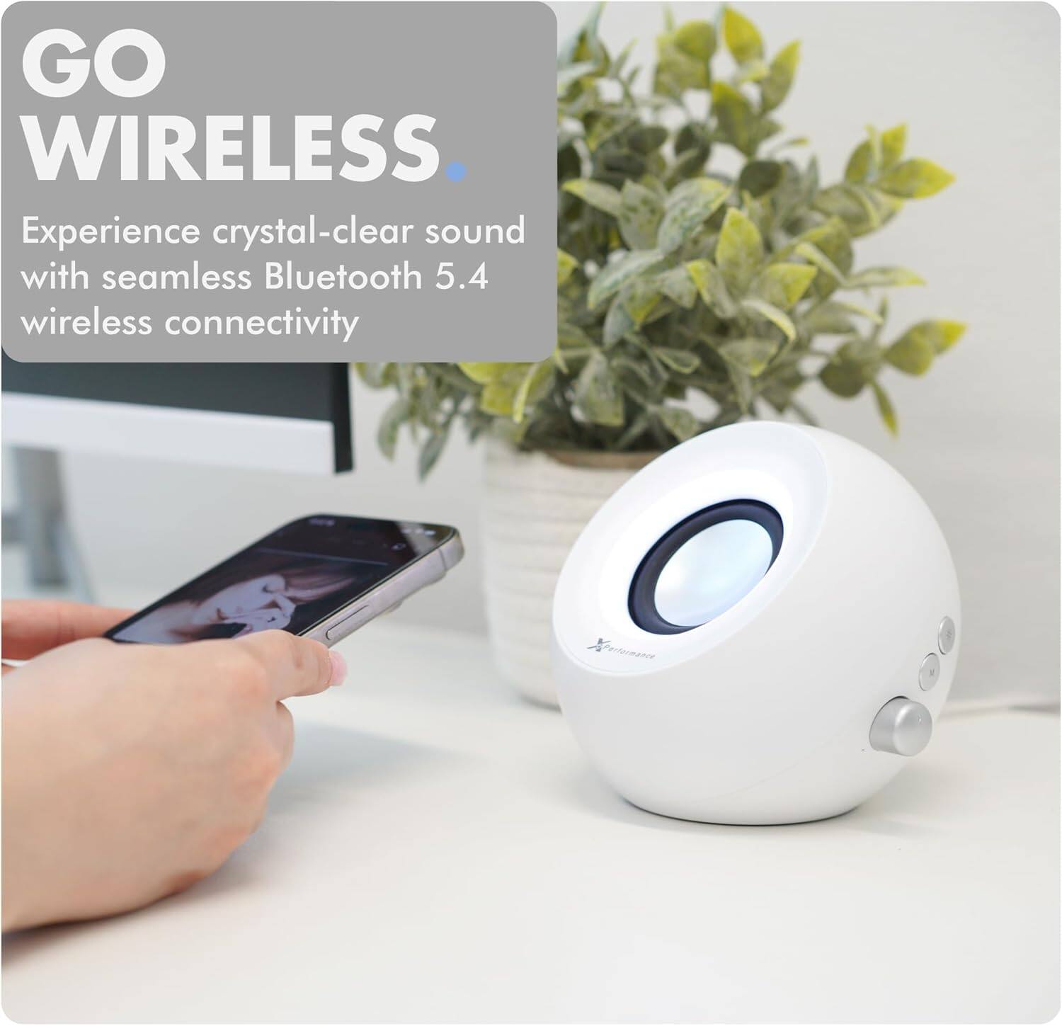 GO WIRELESS

Experience crystal-clear sound with seamless Bluetooth 5.4 wireless connectivity