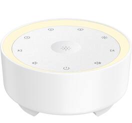 FINEAK - Noise Machine-20 Soothing Sounds, Night Light & Custom Presets - White