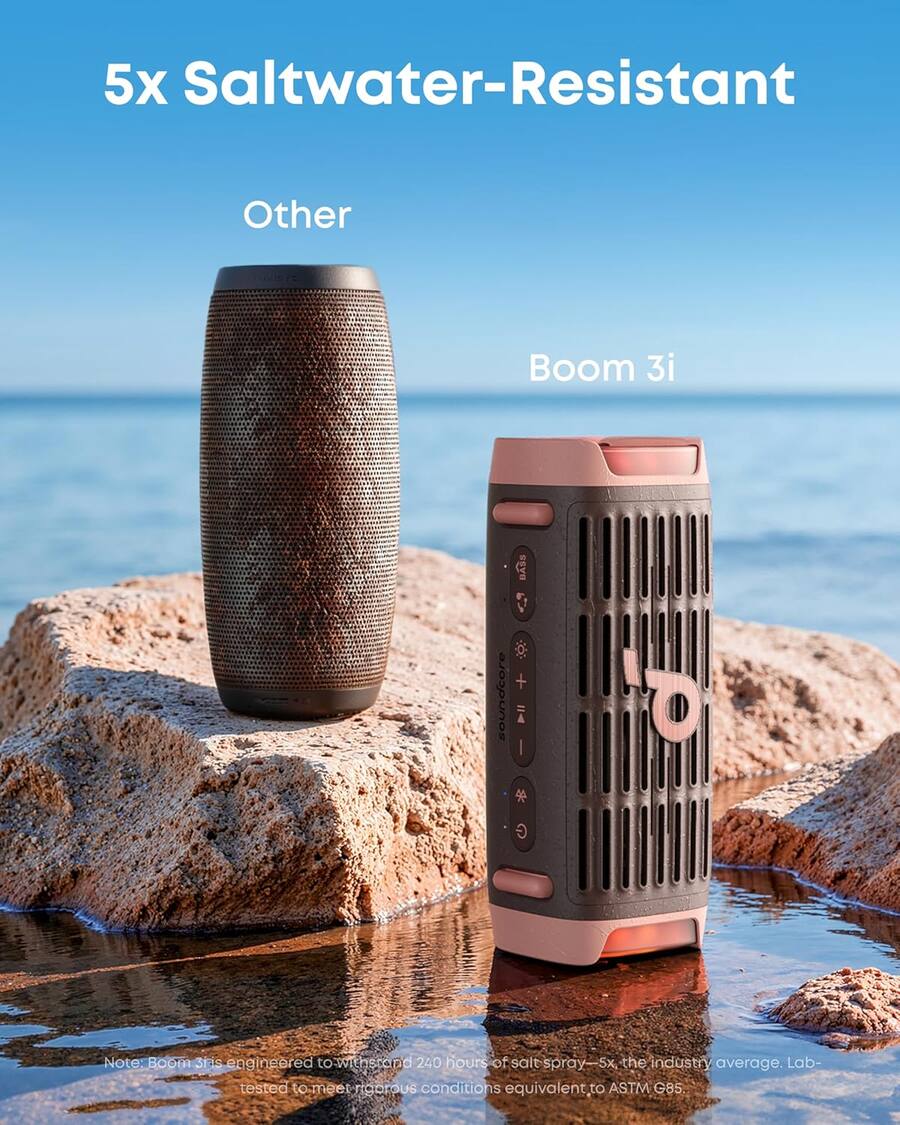 Soundcore Boom 3i by Anker, Rugged Outdoor Speakers, IP68 Soundcore Boom 3i by Anker, Rugged Outdoor Speakers, IP68