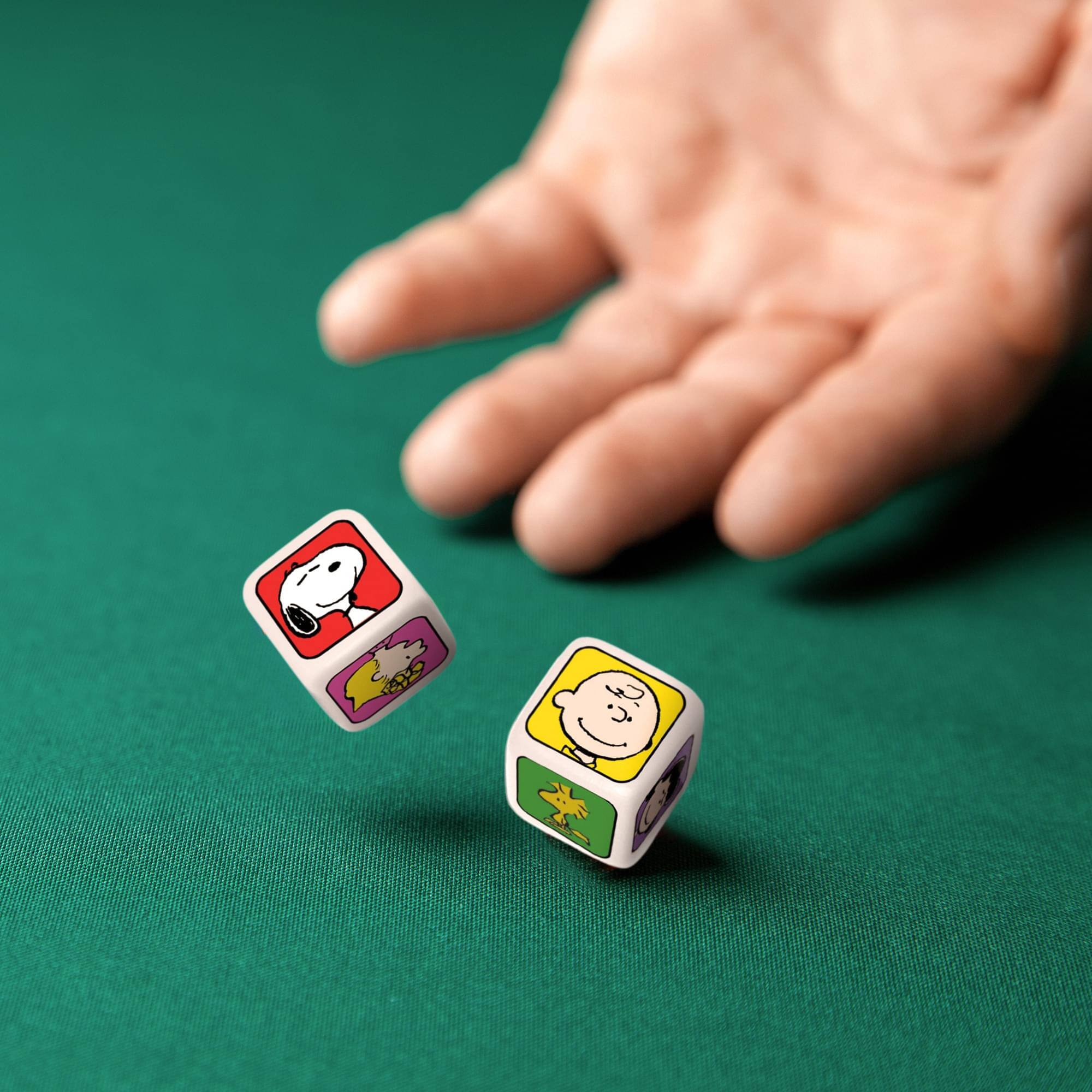 Alt View 2. Peanuts - Peanuts Roll Call Dice Game - Multi-Colored.