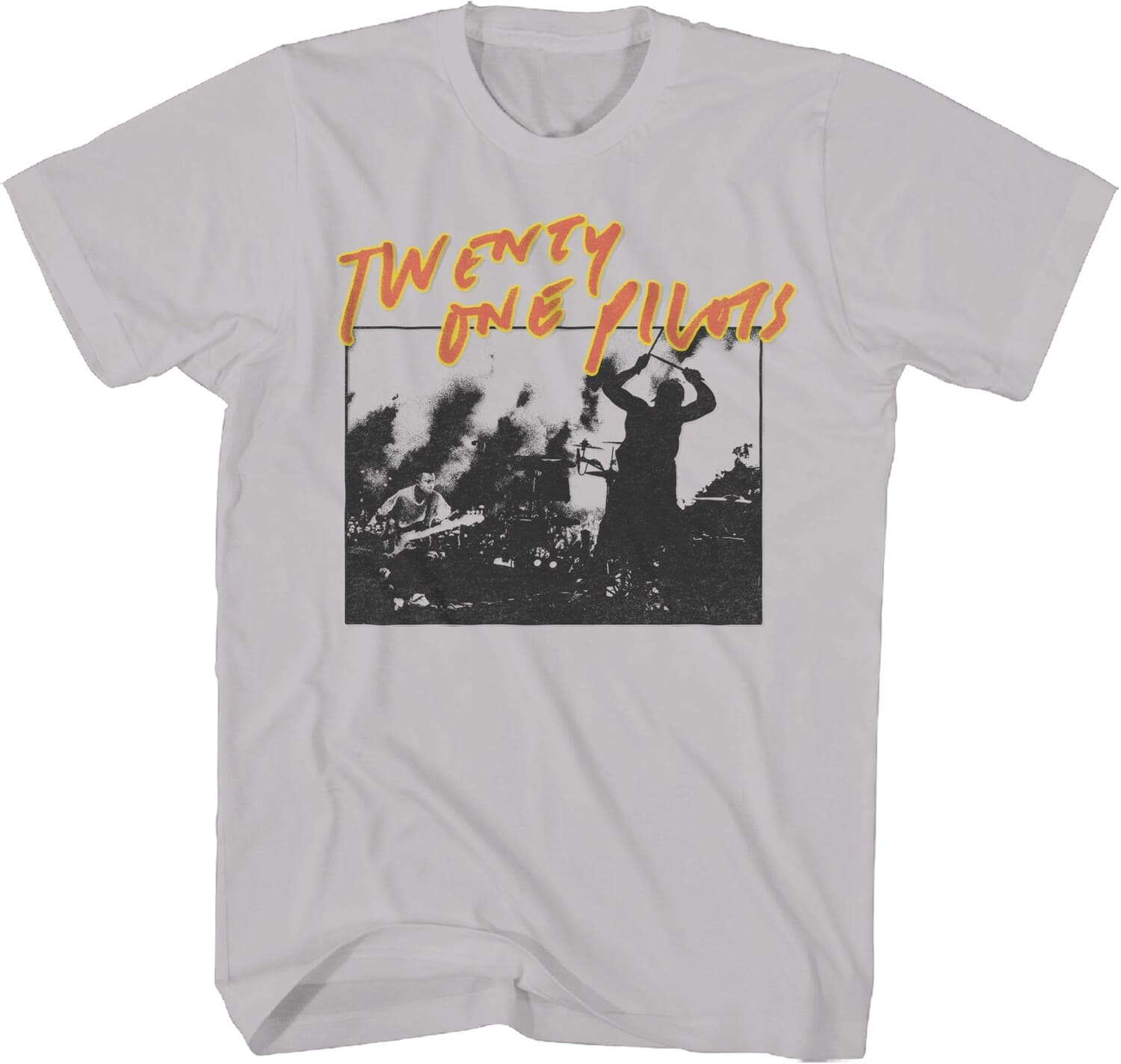 PopMarket - Twenty One Pilots - Twenty One Pilots - Live Scribble T-Shirt - Small Gray 24TOP030A1 - APPAREL - Multicolor price history on PriceWatchPro