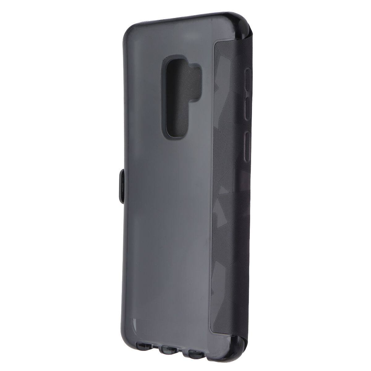 Front. Tech21 - Tech21 Evo Wallet Series Folio Style Case Cover for Galaxy S9+ (Plus) - Black - Black.