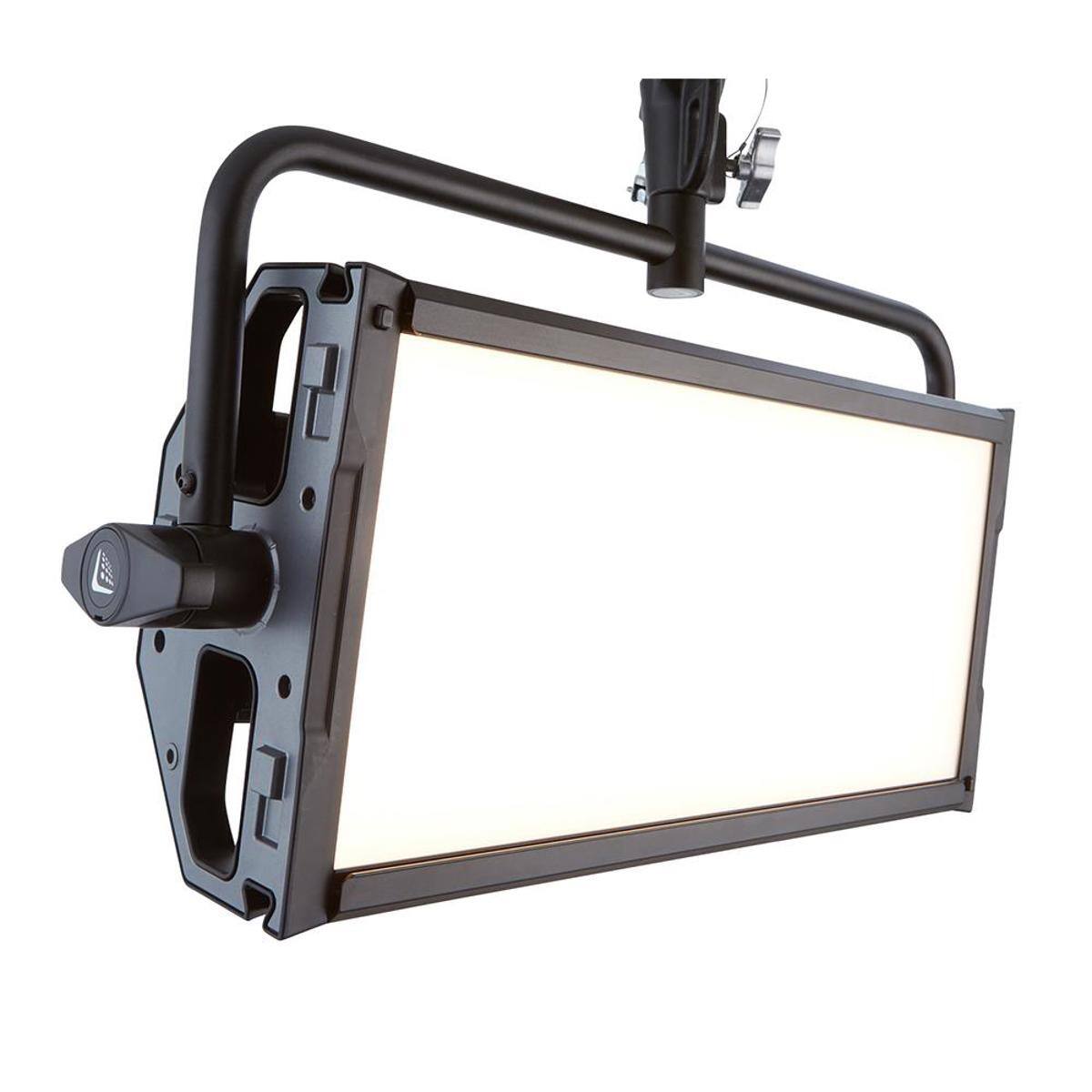 Alt View 6. Litepanels - Litepanels Gemini 2x1 Soft RGBWW LED Panel with Integrated Power Supply, Standard Yoke & US Power Cable.