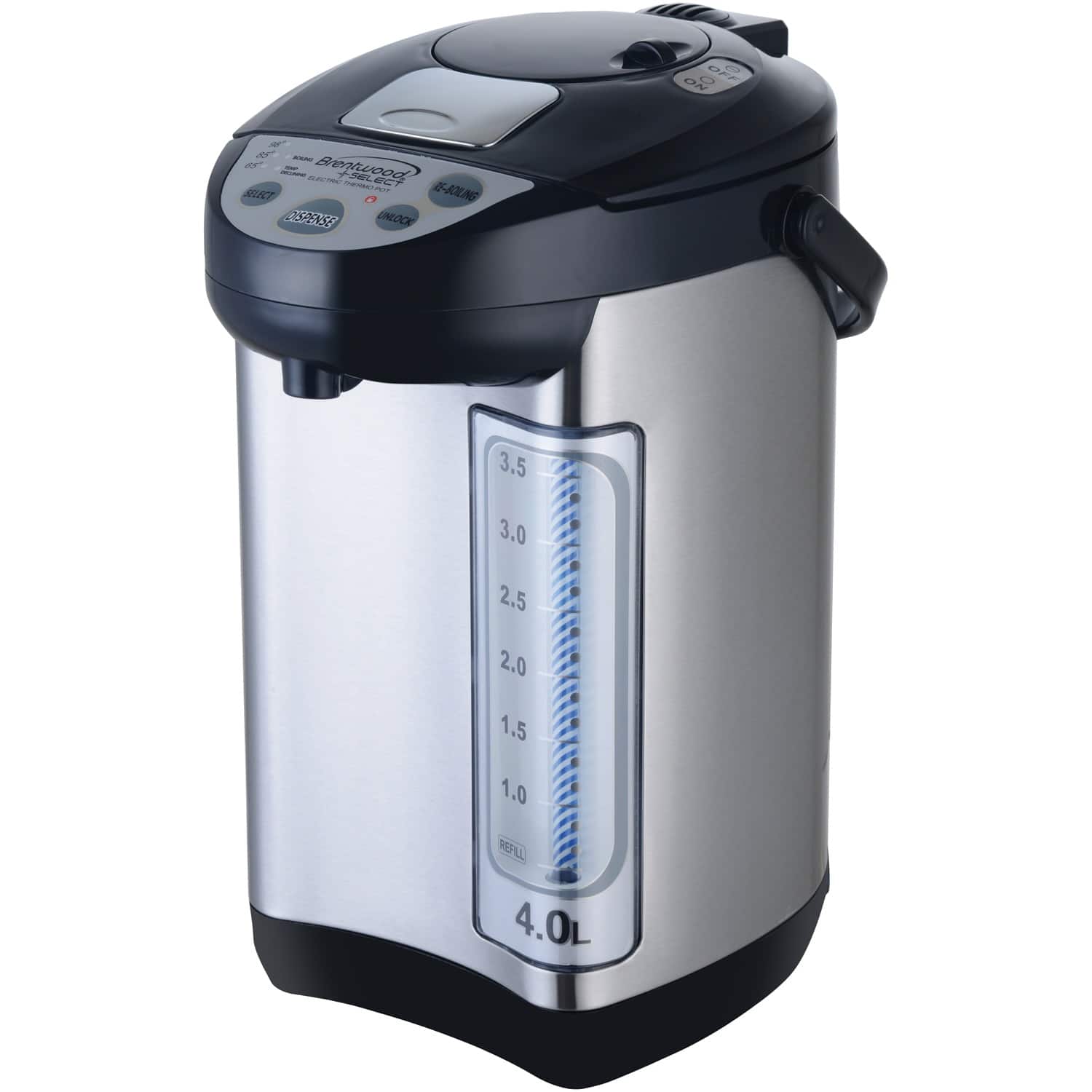 Brentwood - Electric Instant Hot Water Dispenser 4 Liters - Stainless Steel