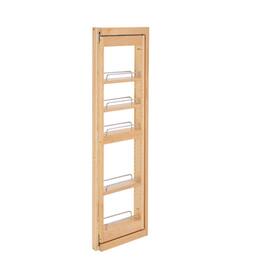 Rev-A-Shelf - 3" Pullout Wall Filler w/ Soft-close, 39" Height, 432-WFBBSC39-3C - Natural Maple