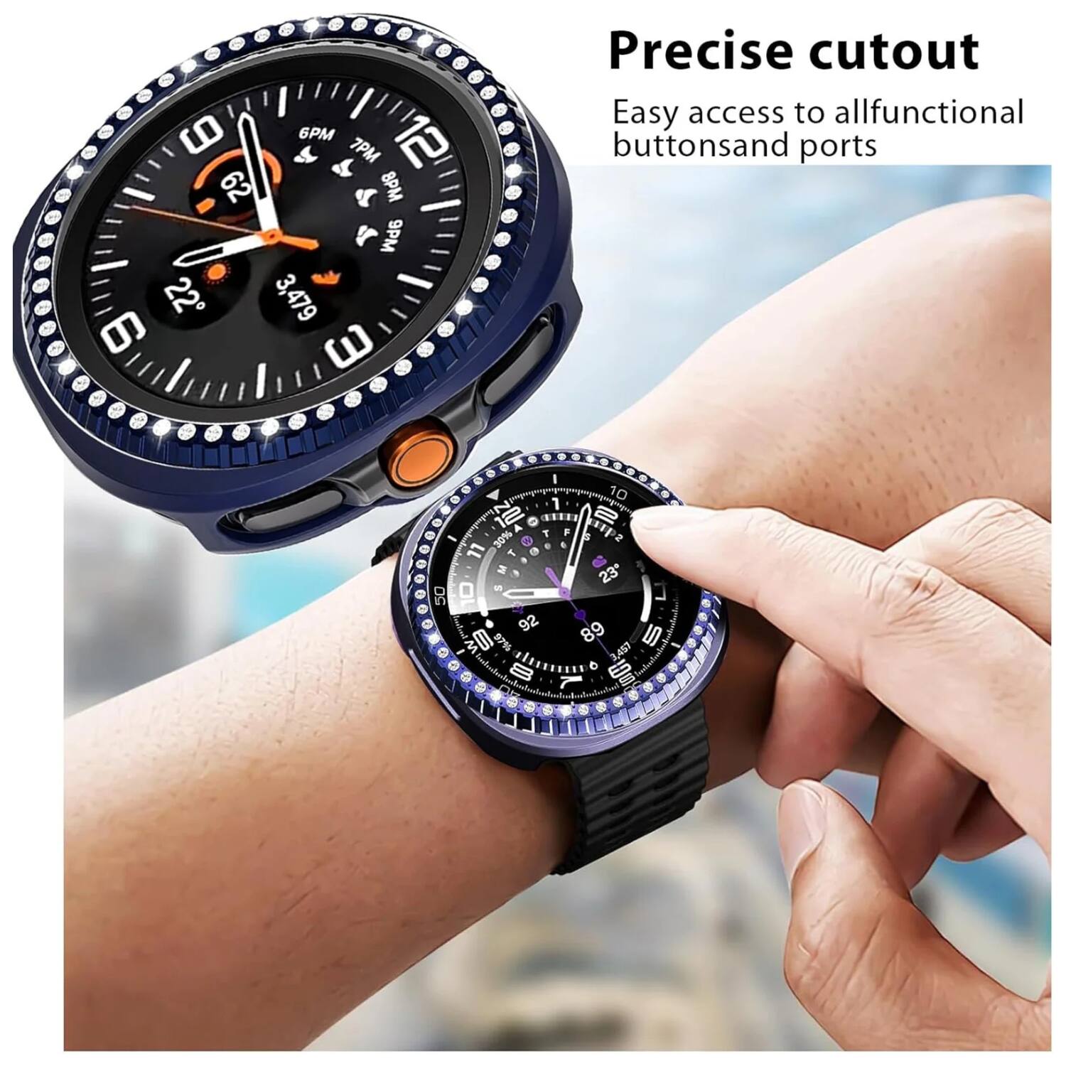 Precise cutout  
Easy access to all functional buttons and ports