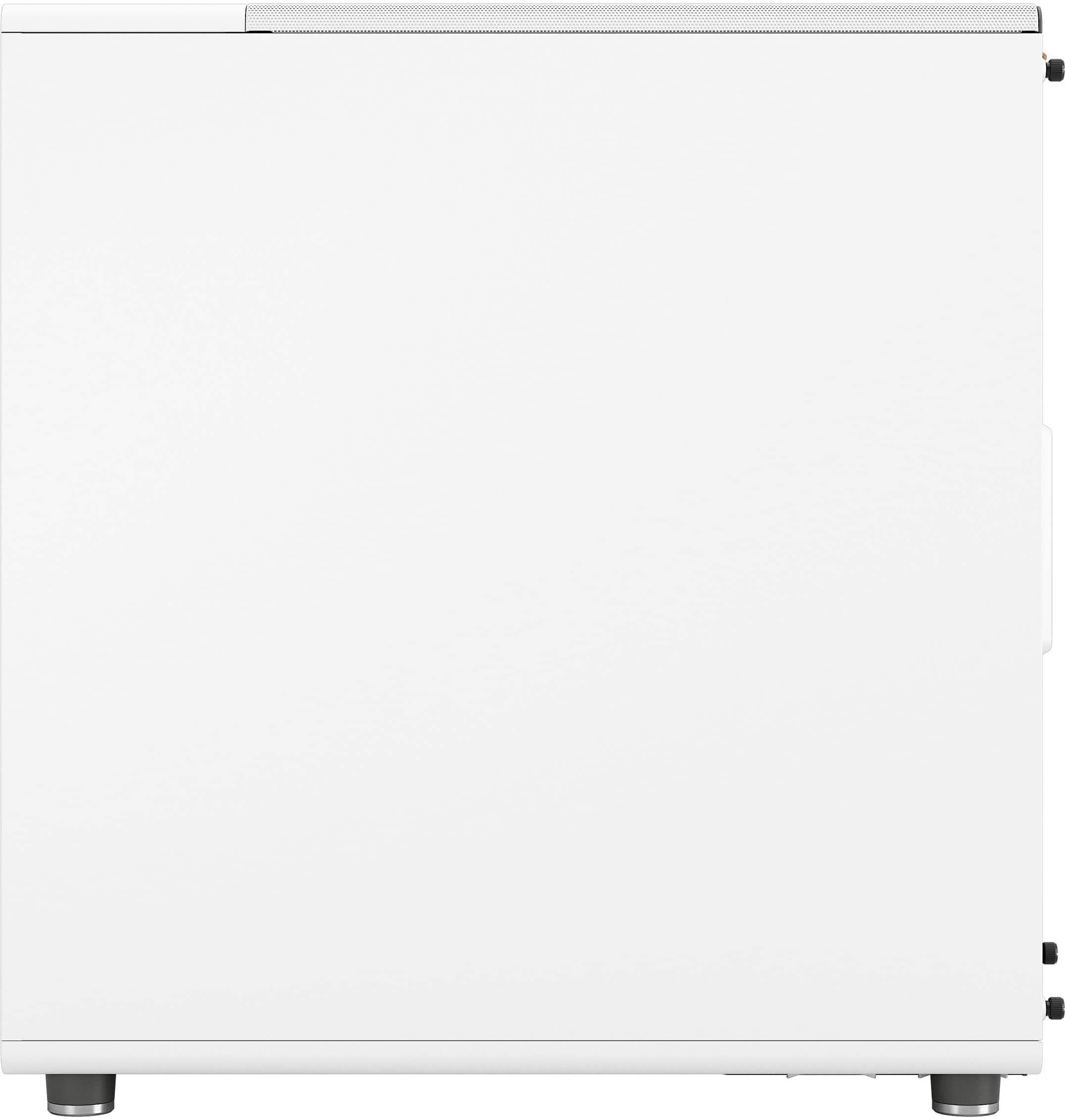 Alt View 15. Fractal Design - North Chalk White with Oak Front and Clear TG Side Panel Mid-Tower PC Case - White.