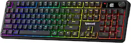 REDRAGON - K526 PRO Wireless RGB Membrane Gaming Keyboard - Black