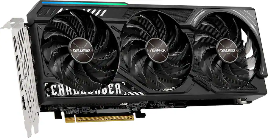 Drug Card Design ASRock Challenger Radeon RX 9070 XT 16GB GDDR6 PCI Express 5.0 Graphics ...