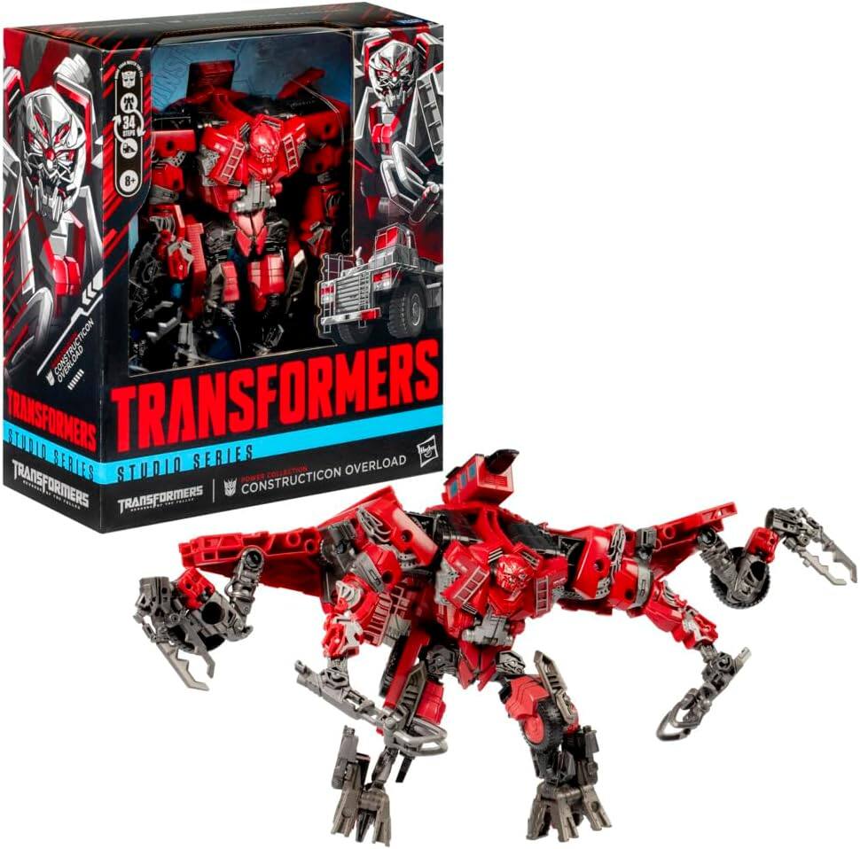 34 STEPS  
8+  
CONSTRUCTICON OVERLOAD == TRANSFORMERS STUDIO SERIES OVERLOAD