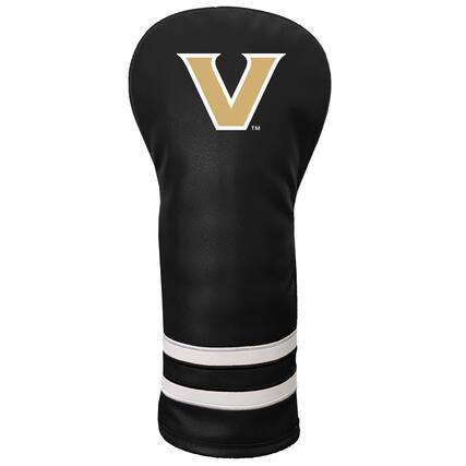 Front. Team Golf - Vanderbilt Commodores Retro Fairway Head Cover - Multicolor.