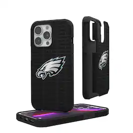 Keyscaper - NFL - Philadelphia Eagles iPhone Rugged Case with Text Design - 15 - Multicolor