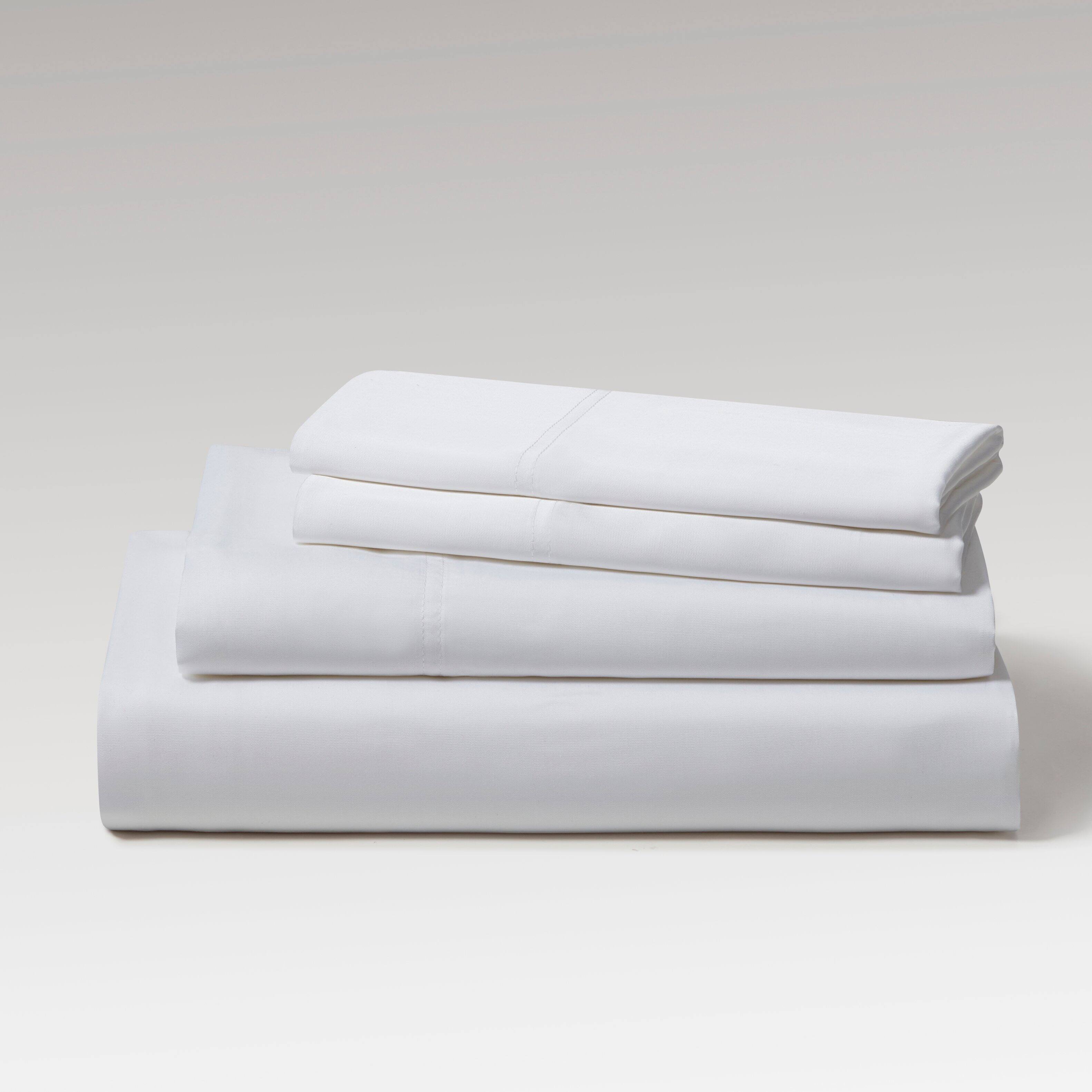Alt View 1. Kathy Ireland - Kathy Ireland 300 Thread Count 100% Bamboo Sheet Set - White.