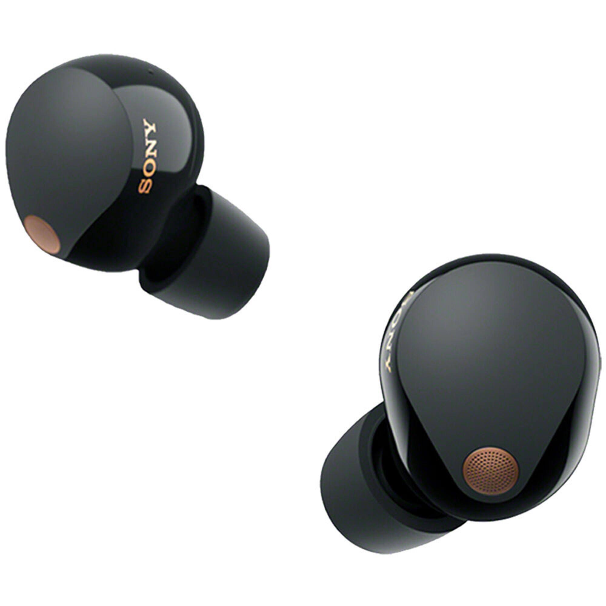 Alt View 1. Sony - WF-1000XM5 Noise Canceling Wireless Earbuds (Black) Bundle with 2 Year Extended Warranty.