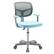 Front. Costway - Costway Kids Desk Chair Adjustable Height Children Study Chair w/Auto Brake Casters - Blue.