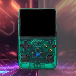 R36S Retro Handheld Game Console, 3.5-inch HD Screen, 64GB Large Capacity Memory, Portable Handheld Game Console