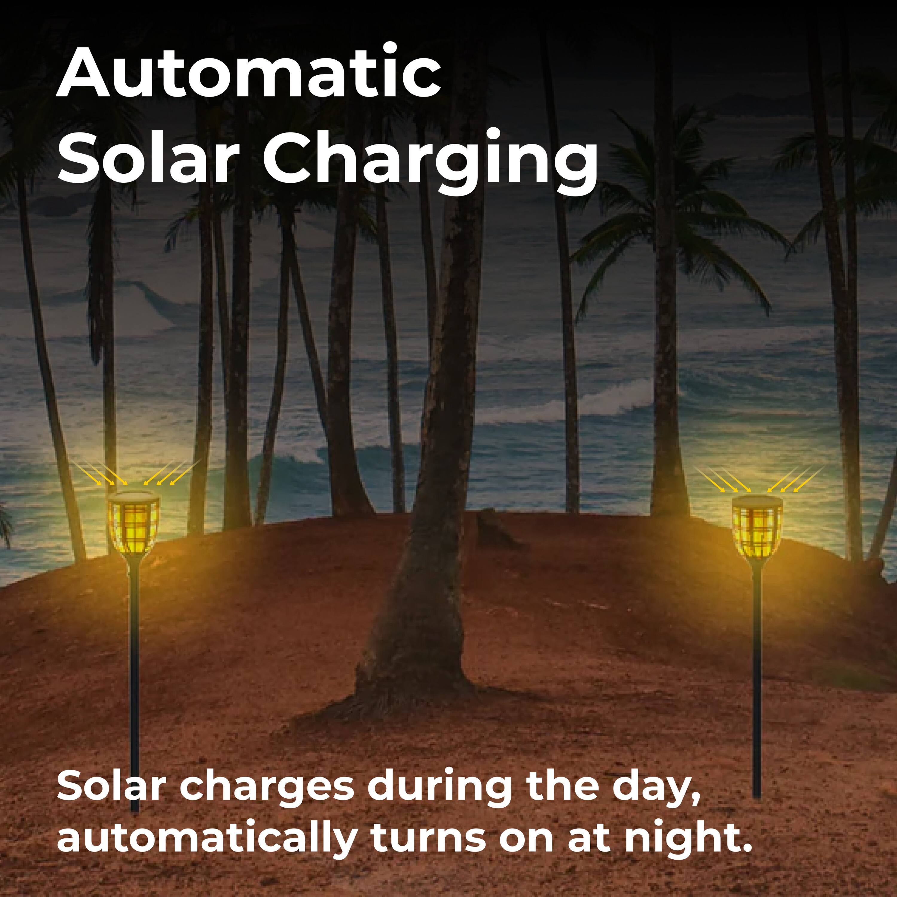 Automatic Solar Charging

Solar charges during the day, automatically turns on at night.
