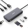 Anker - 555 USB-C Hub (8-in-1), with 85W Power Delivery, 4K 60Hz HDMI Port, 10Gbps USB C and 2 A Data Ports - Gray