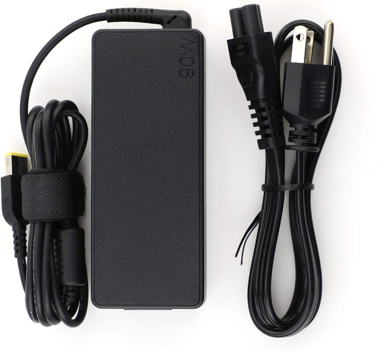 Lenovo - 90W AC Laptop Power Adapter with Slim-Tip Connector for Select ThinkPad and Yoga Models - Black