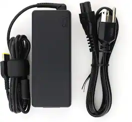 Lenovo - 90W AC Laptop Power Adapter with Slim-Tip Connector for Select ThinkPad and Yoga Models - Black