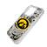 Alt View 1. Keyscaper - Iowa Hawkeyes iPhone Paisley Design Clear Case - 13 mini - Multicolor.