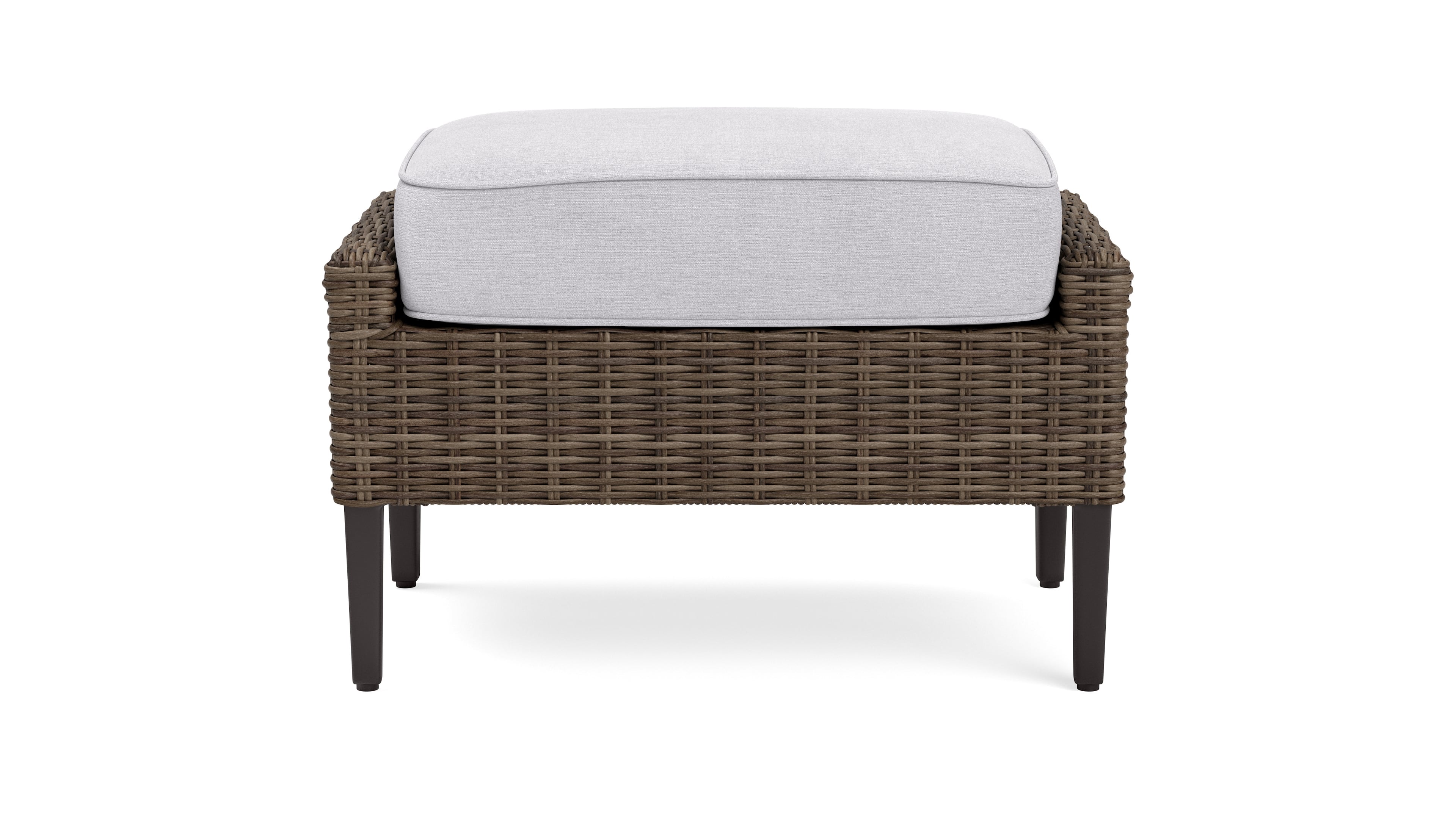 Yardbird® - Harriet Ottoman - Silver - Front_Zoom