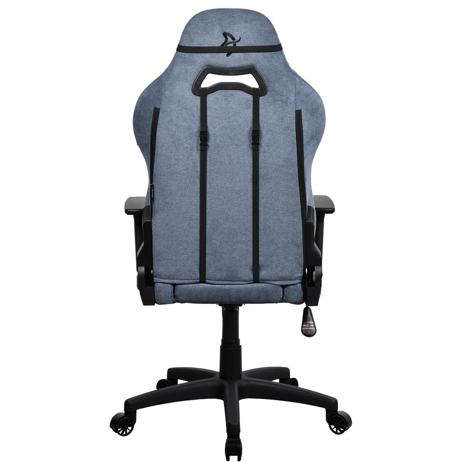 Alt View 13. Arozzi - Torretta Soft Fabric Gaming Chair - Blue.