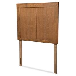 Baxton Studio - Patwin Modern and Contemporary Transitional Finished Wood Twin Size Headboard - Ash Walnut