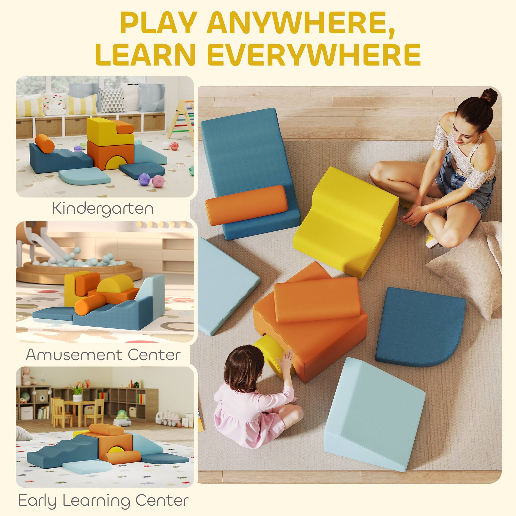 PLAY ANYWHERE, LEARN EVERYWHERE

Kindergarten

Amusement Center

Early Learning Center
