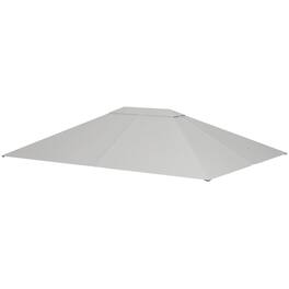 Outsunny - x 13' Gazebo Canopy Replacement Roof for 84C-116 - Light Gray