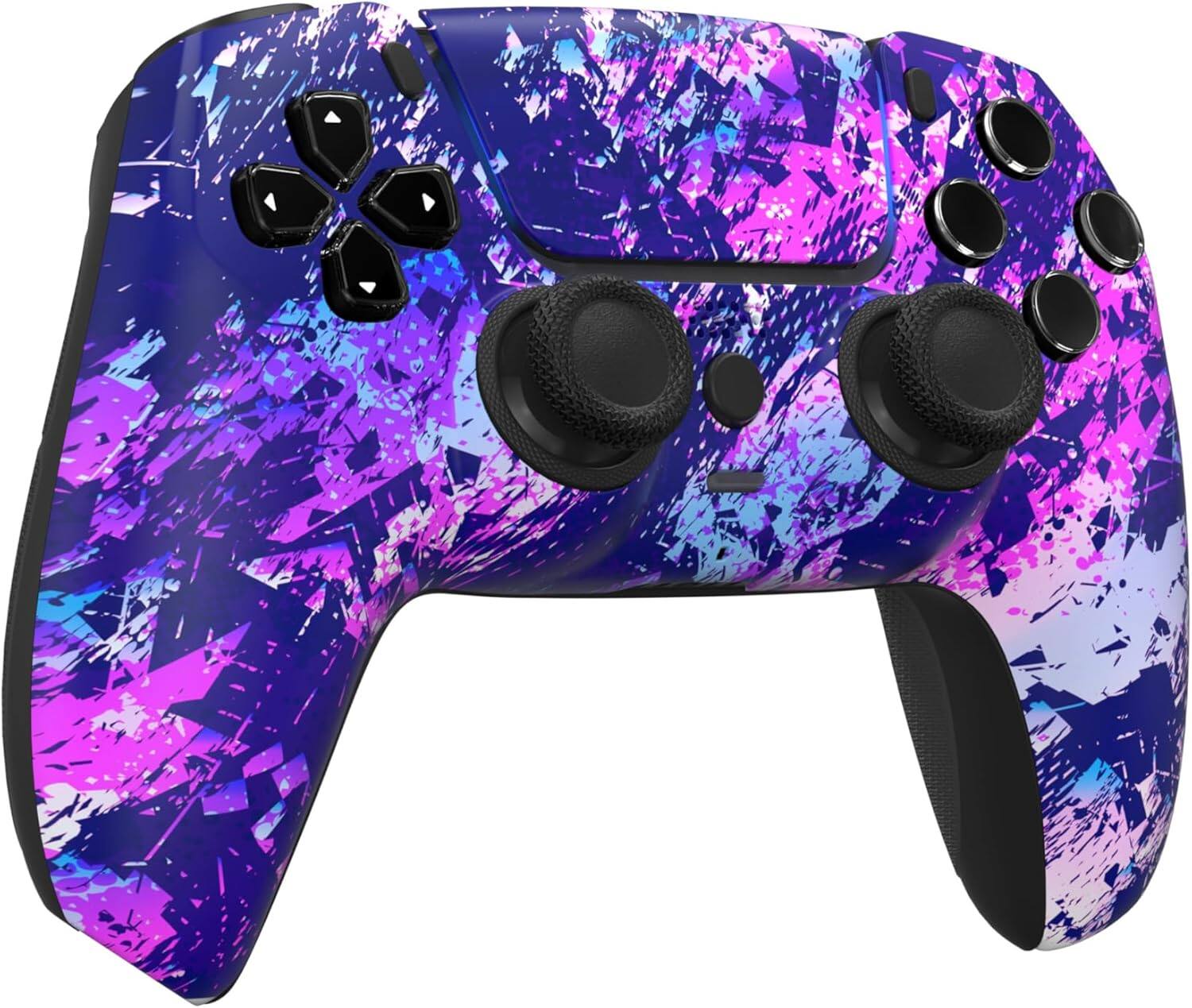 Left. Custom Controllerzz - Custom Wireless Controller for PS5 - Purple Chaos.