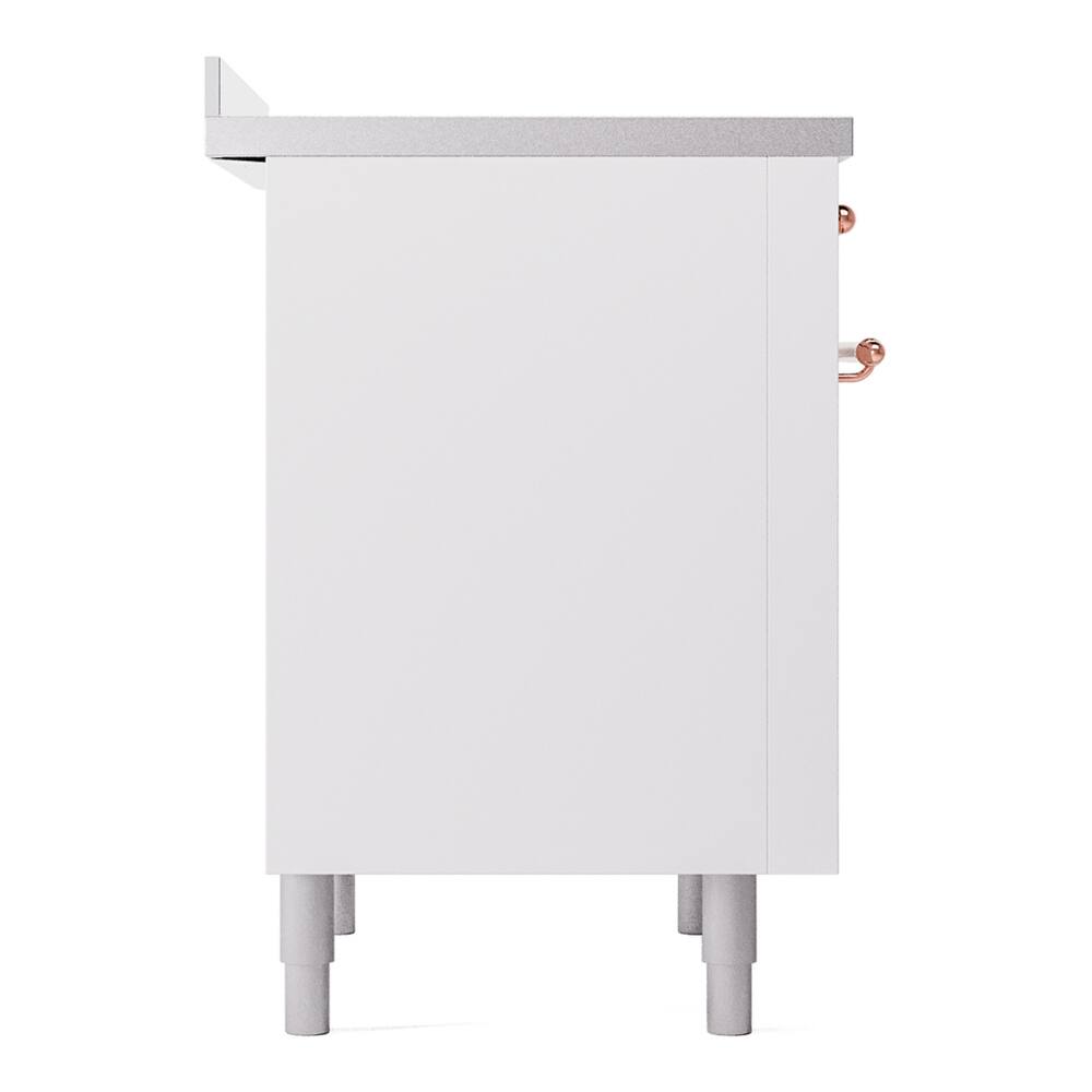 Alt View 9. ILVE - ILVE Nostalgie II 36 inch Induction Range with 6 Induction Elements (White) - White.