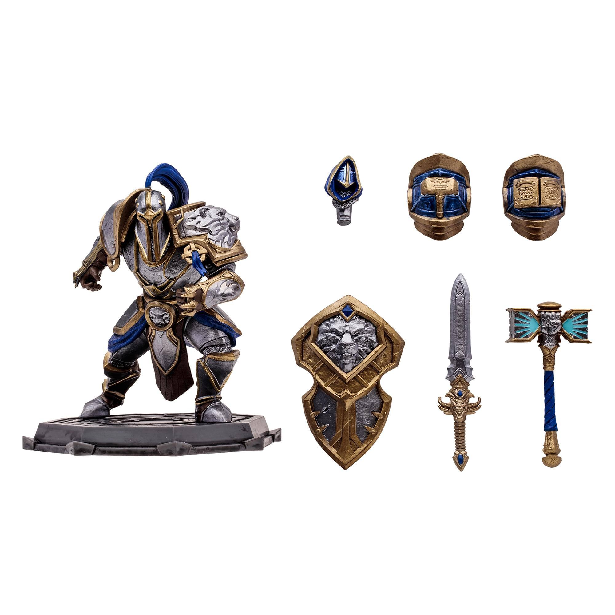 Front. McFarlane Toys - World of Warcraft 6 Inch Figure | Human: Paladin /Warrior.
