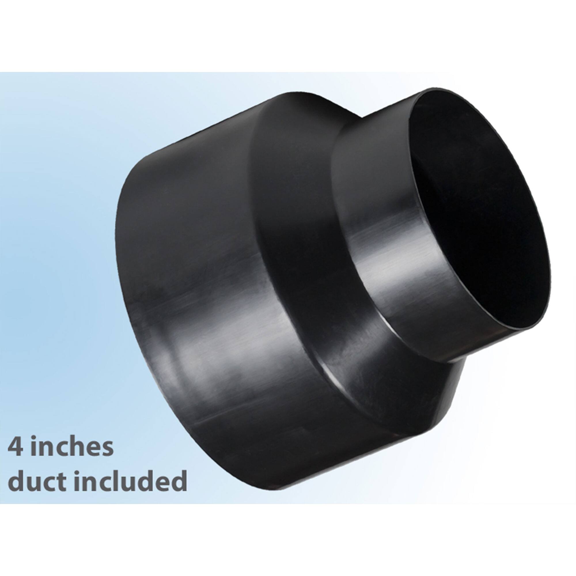4 inches duct included