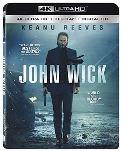 Front. John Wick   - 4K Blu-Ray.