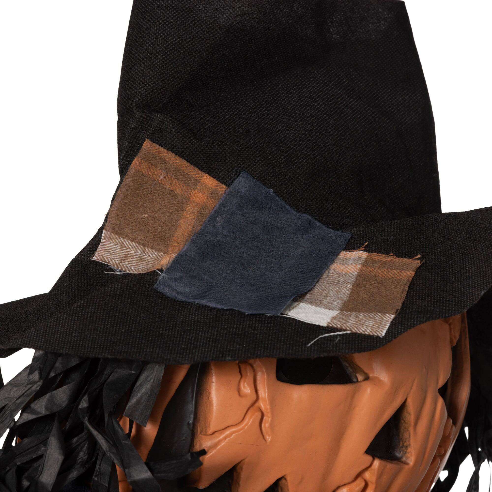 Alt View 5. Boyel Living - 6ft Halloween Animatronic Hanging Pumpkin Ghost with Sound Activation Light Up Eyes and Talking Effects - Multicolor.