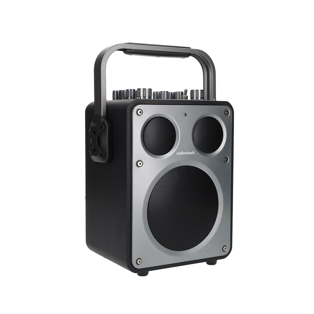 RadioShack - 120W Portable Bluetooth Speaker & Amplifier with Handle