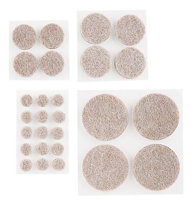 Alt View 1. Scotch - Scotch Round Felt Pads, Multi Pack, Beige, 78/Pack (SP855-NA) - Beige.