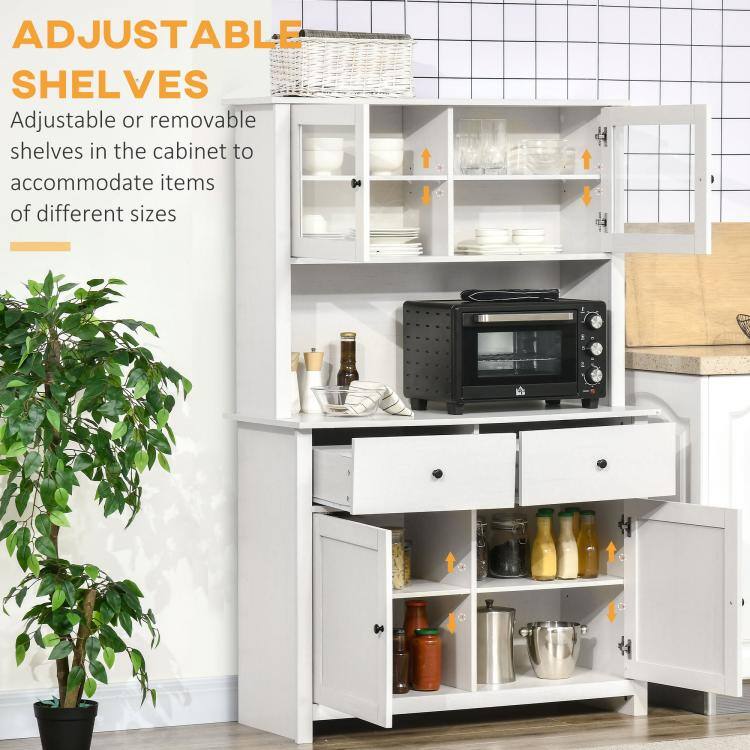 ADJUSTABLE SHELVES

Adjustable or removable shelves in the cabinet to accommodate items of different sizes