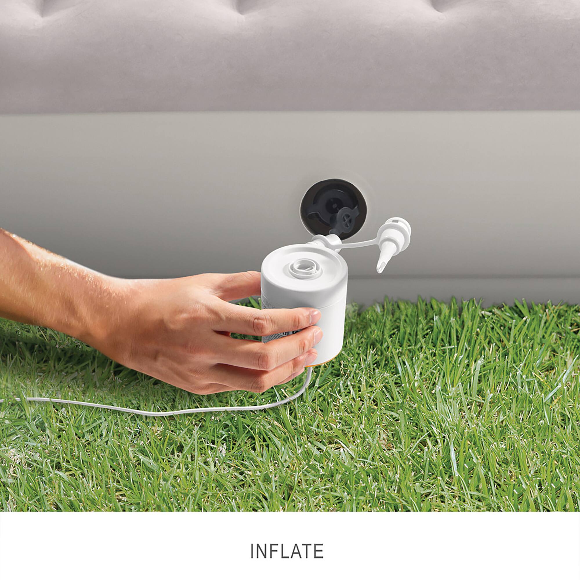 Back. Intex - Quick-Fill: Electric Air Pump - USB150 - Multicolored.