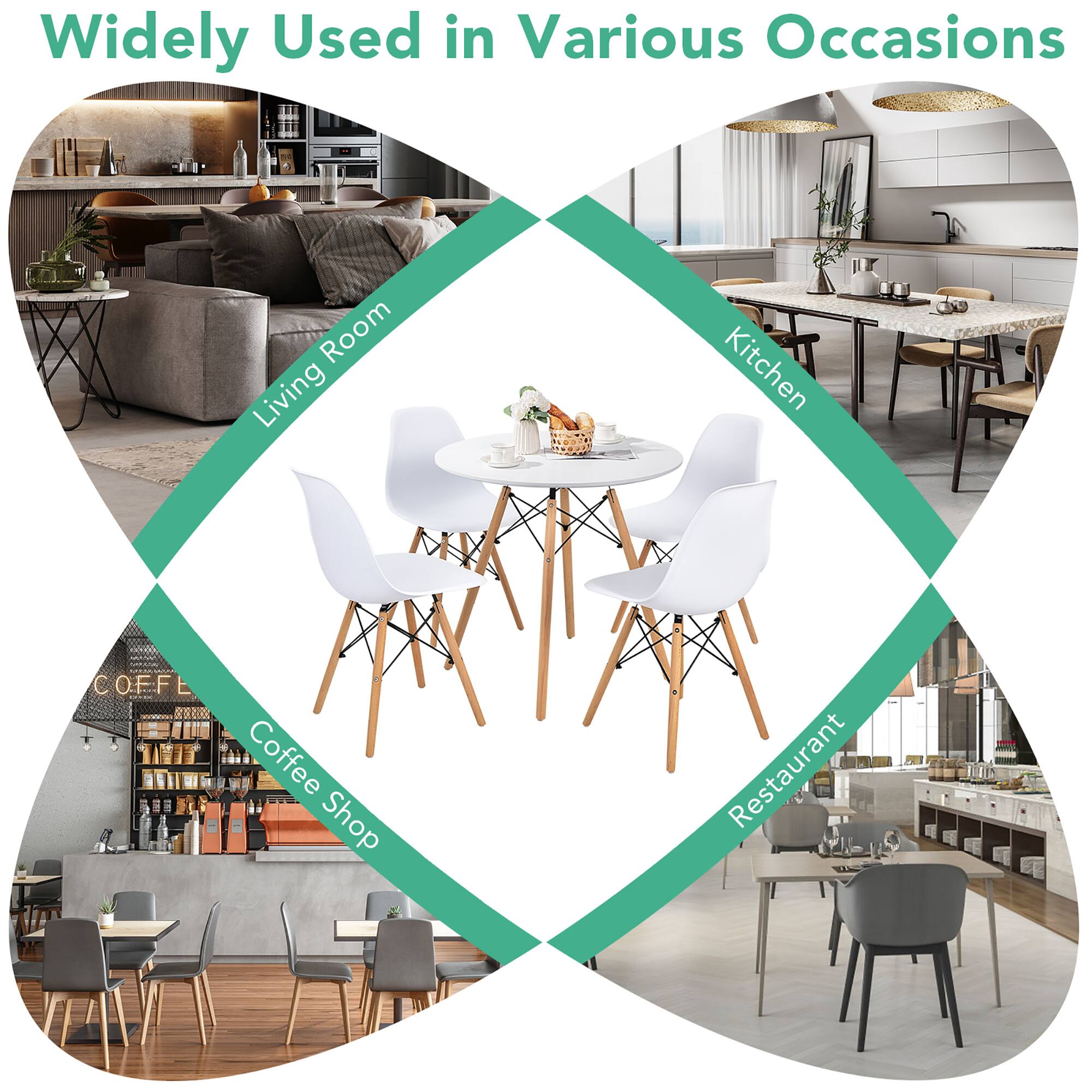 Widely Used in Various Occasions: Living Room, Kitchen, Coffee Shop, Restaurant