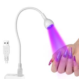 Stylel Star - Lamp Led Manicure Dryer Curing Light Black Gooseneck Clamp Gel Nails Usb Powered Gellight Beads Wavelength 395 Also