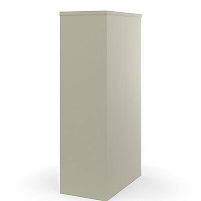 Alt View 3. Staples - Commercial 4-Drawer Vertical File Cabinet, Letter Size, Lockable, 51.97"H x 14.9"W x 26.5"D - Putty.